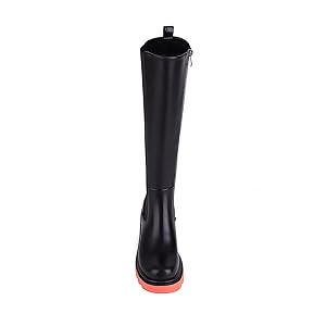 i-bui Amazon.com | IDIFU Black Knee High Riding Boots Women Low